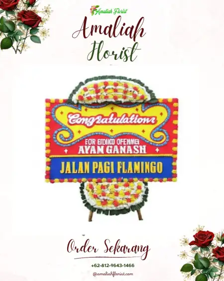 Sewa Papan Bunga Takeranklating